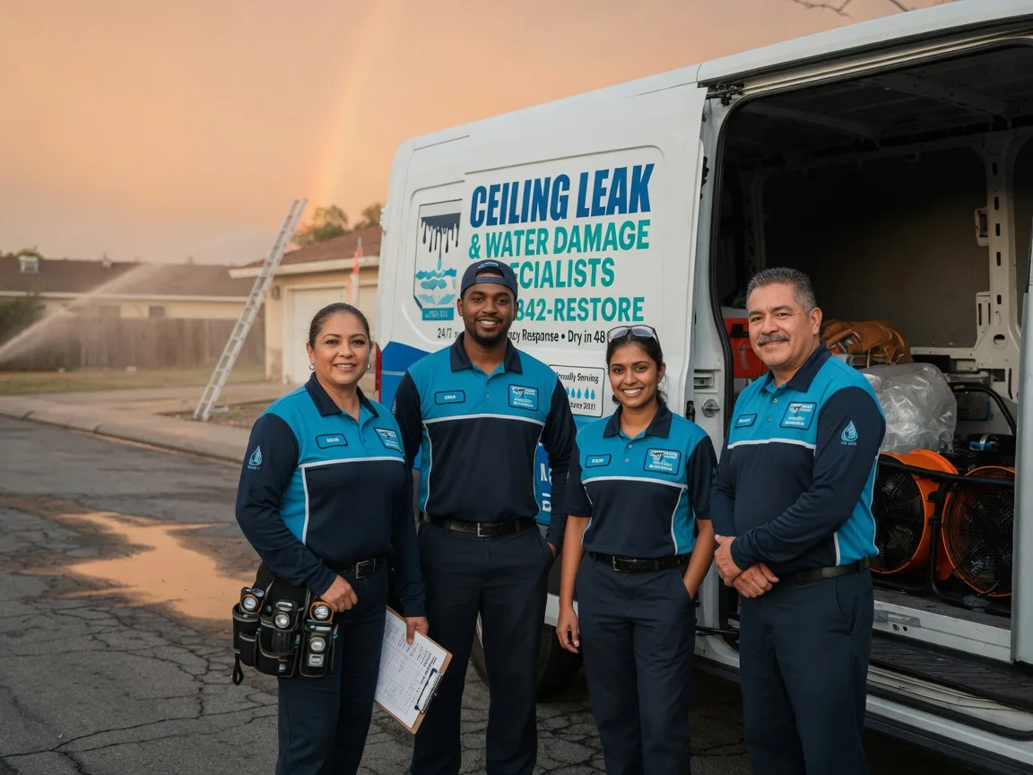 Ceiling Leak Cleanup company in Shawnee On Delaware, PA